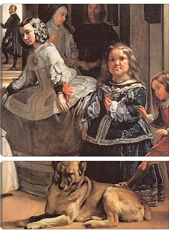 Модульная картина - Las Meninas (Detail) Диего Веласкес