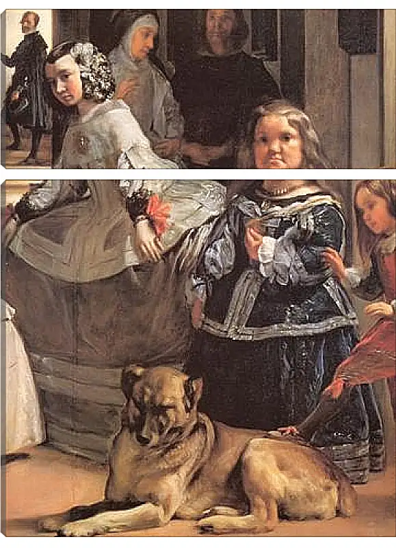 Модульная картина - Las Meninas (Detail) Диего Веласкес