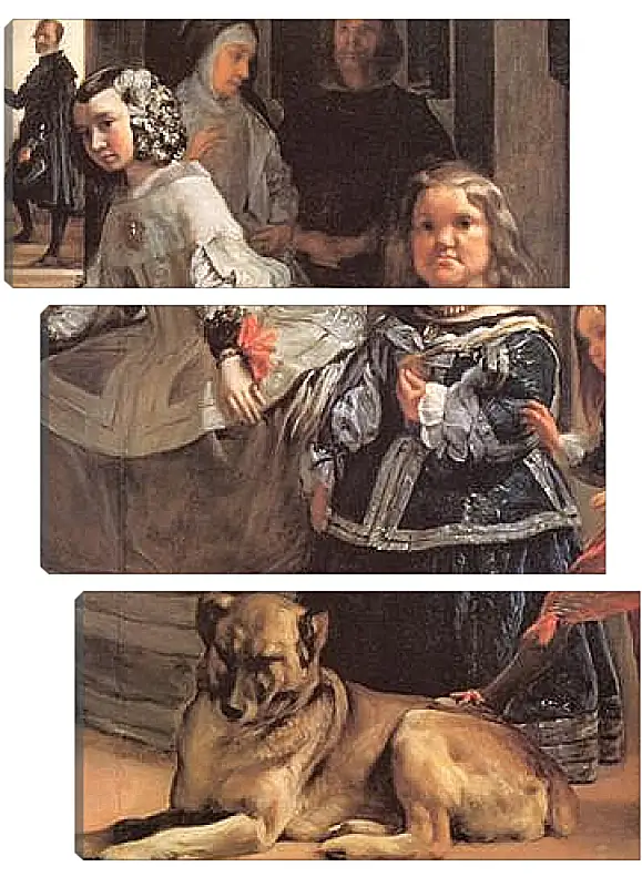 Модульная картина - Las Meninas (Detail) Диего Веласкес