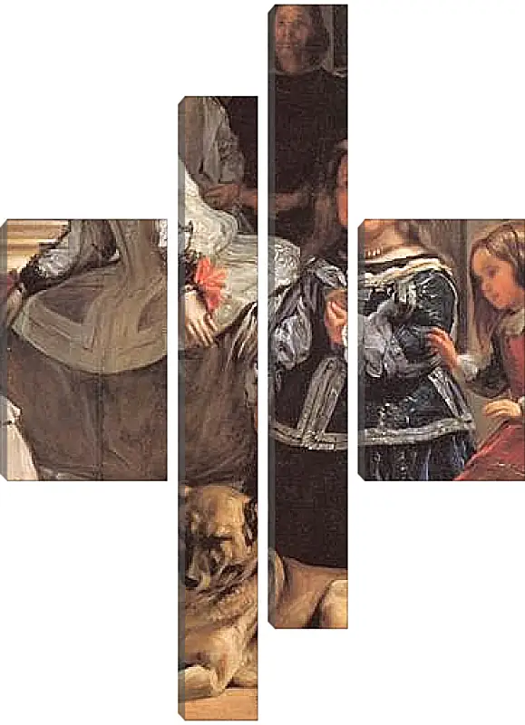 Модульная картина - Las Meninas (Detail) Диего Веласкес