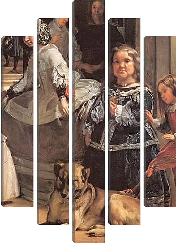 Модульная картина - Las Meninas (Detail) Диего Веласкес