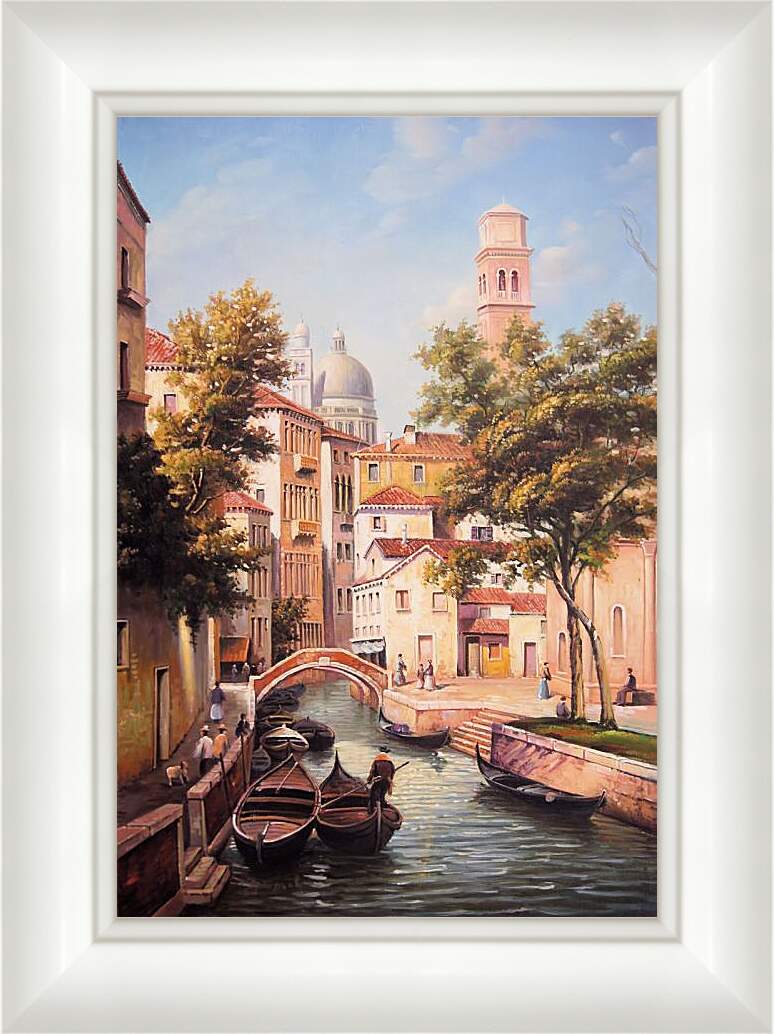Картина в раме - Спокойная Венеция