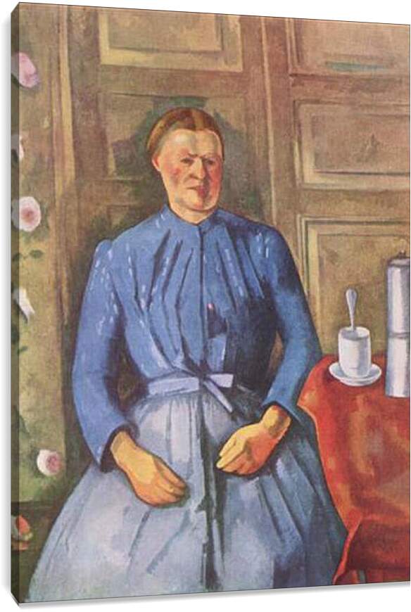 Постер и плакат - Woman with Coffee Can. Поль Сезанн