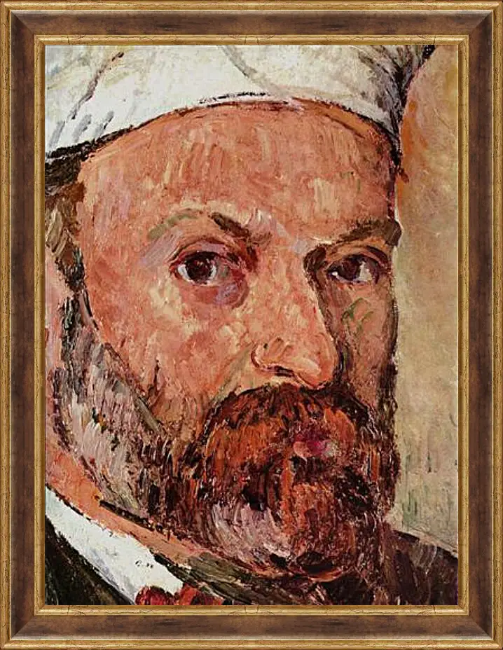 Картина в раме - Self-portrait. Поль Сезанн