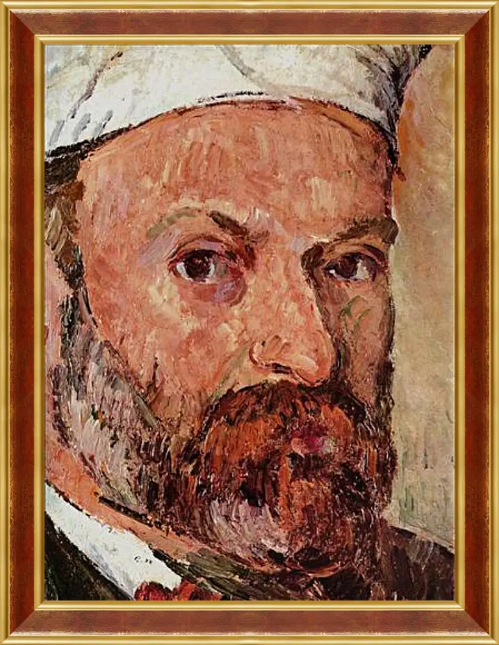 Картина в раме - Self-portrait. Поль Сезанн