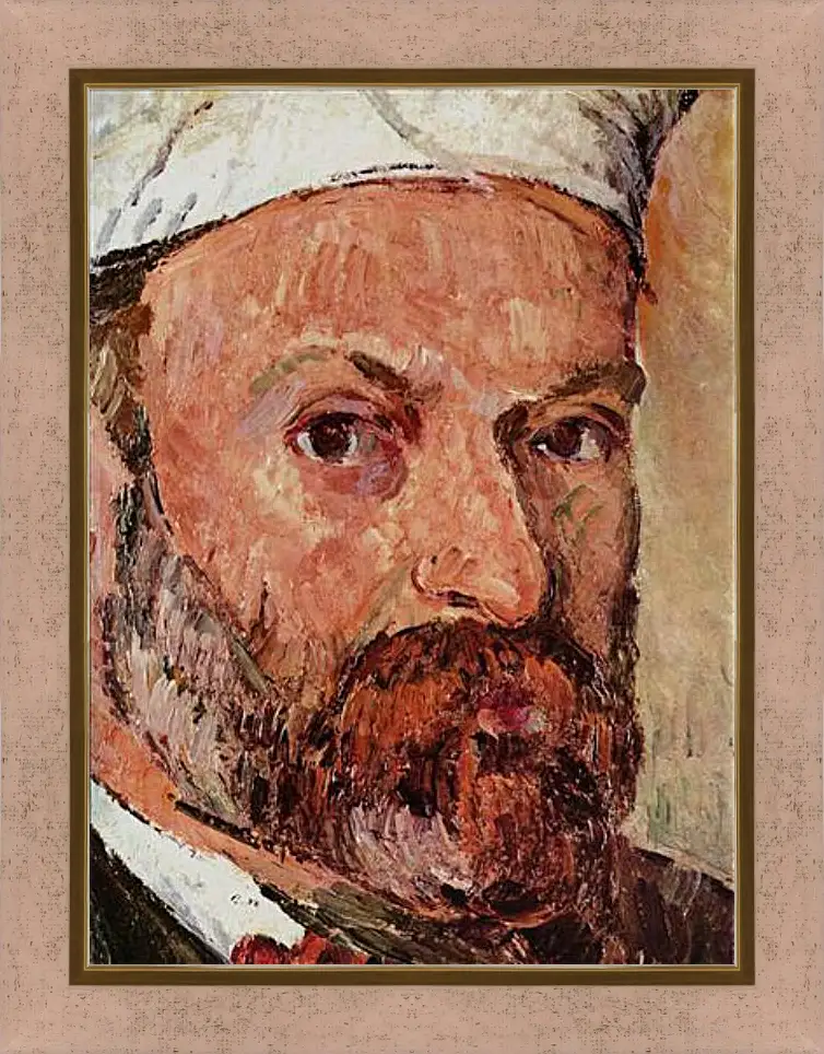 Картина в раме - Self-portrait. Поль Сезанн