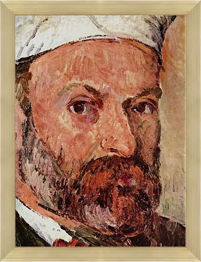 Картина в раме - Self-portrait. Поль Сезанн