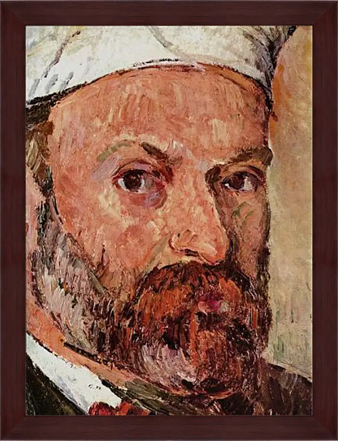 Картина в раме - Self-portrait. Поль Сезанн