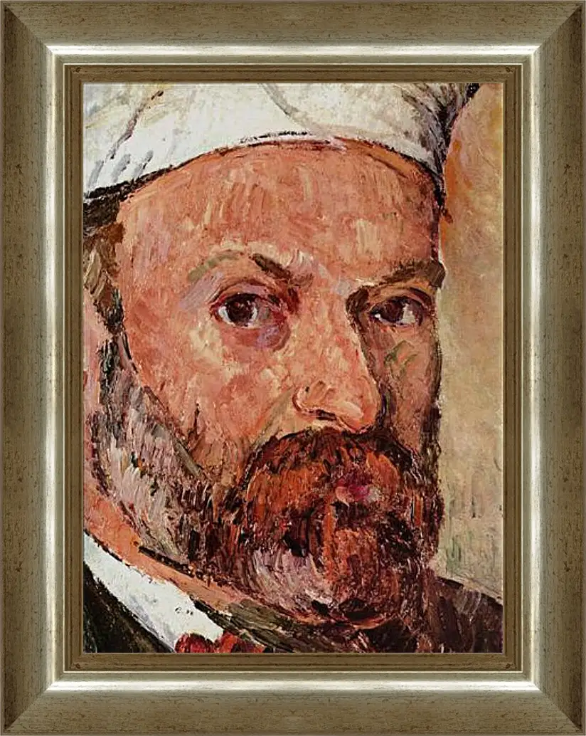 Картина в раме - Self-portrait. Поль Сезанн