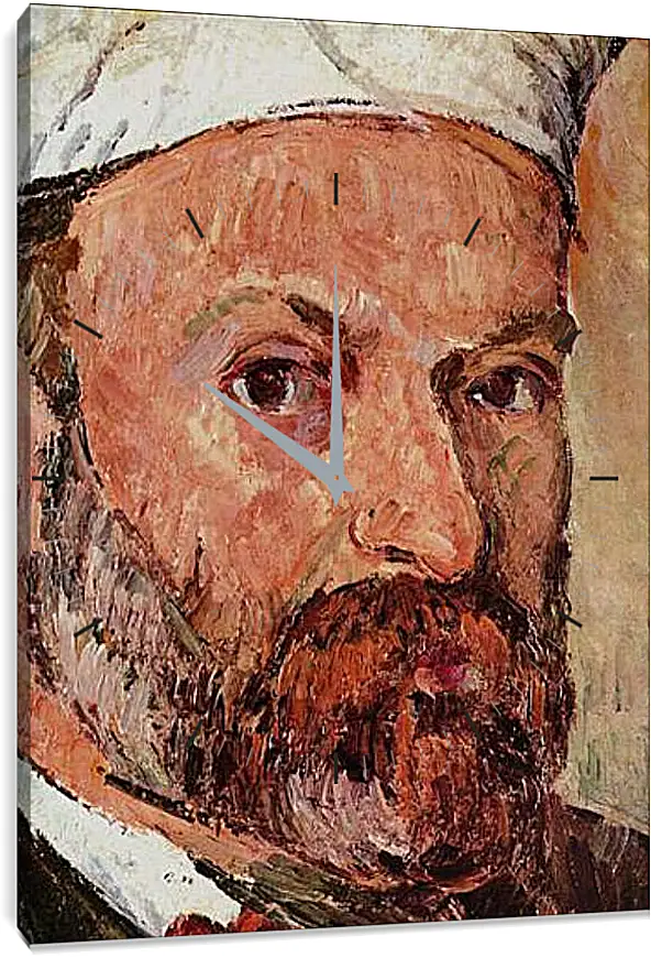 Часы картина - Self-portrait. Поль Сезанн