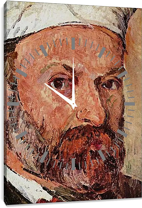 Часы картина - Self-portrait. Поль Сезанн