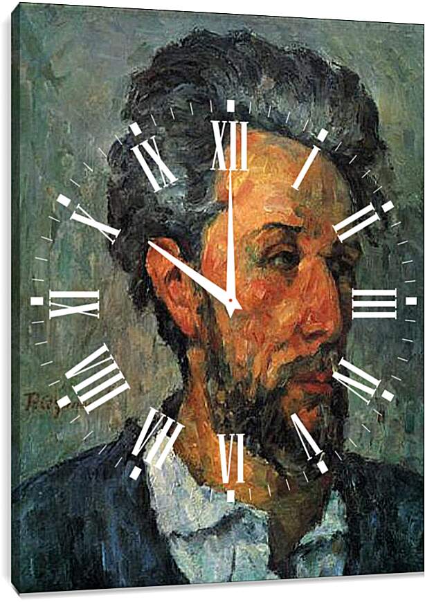 Часы картина - Portrait of Victor Chocquet. Поль Сезанн