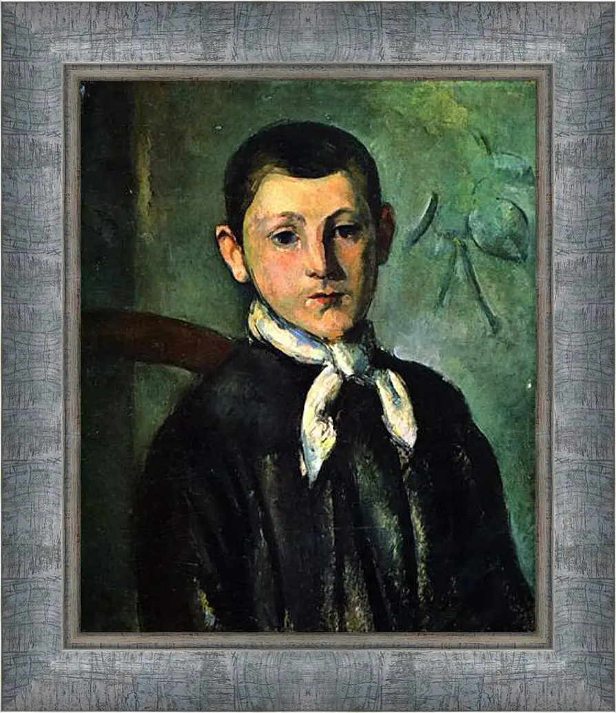 Картина в раме - Portrait of Louis Guillaume. Поль Сезанн