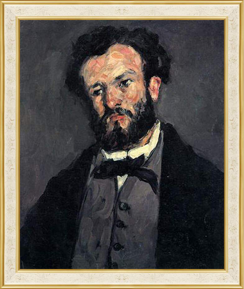 Картина в раме - Portrait of Antony Valabregue. Поль Сезанн