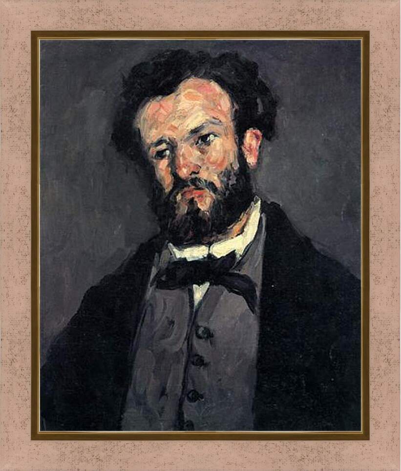 Картина в раме - Portrait of Antony Valabregue. Поль Сезанн