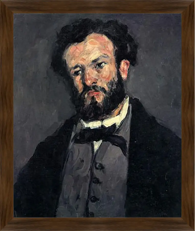 Картина в раме - Portrait of Antony Valabregue. Поль Сезанн