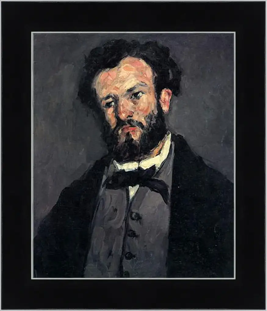 Картина в раме - Portrait of Antony Valabregue. Поль Сезанн
