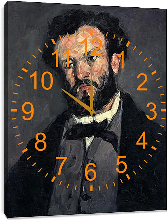 Часы картина - Portrait of Antony Valabregue. Поль Сезанн