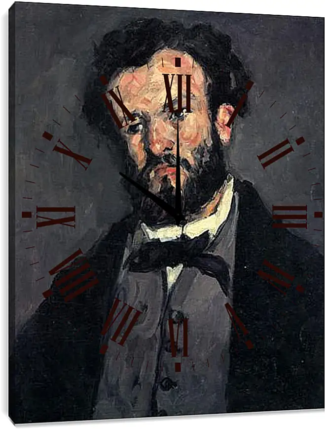 Часы картина - Portrait of Antony Valabregue. Поль Сезанн