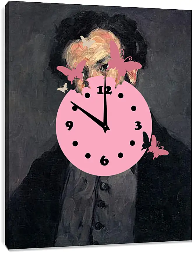 Часы картина - Portrait of Antony Valabregue. Поль Сезанн