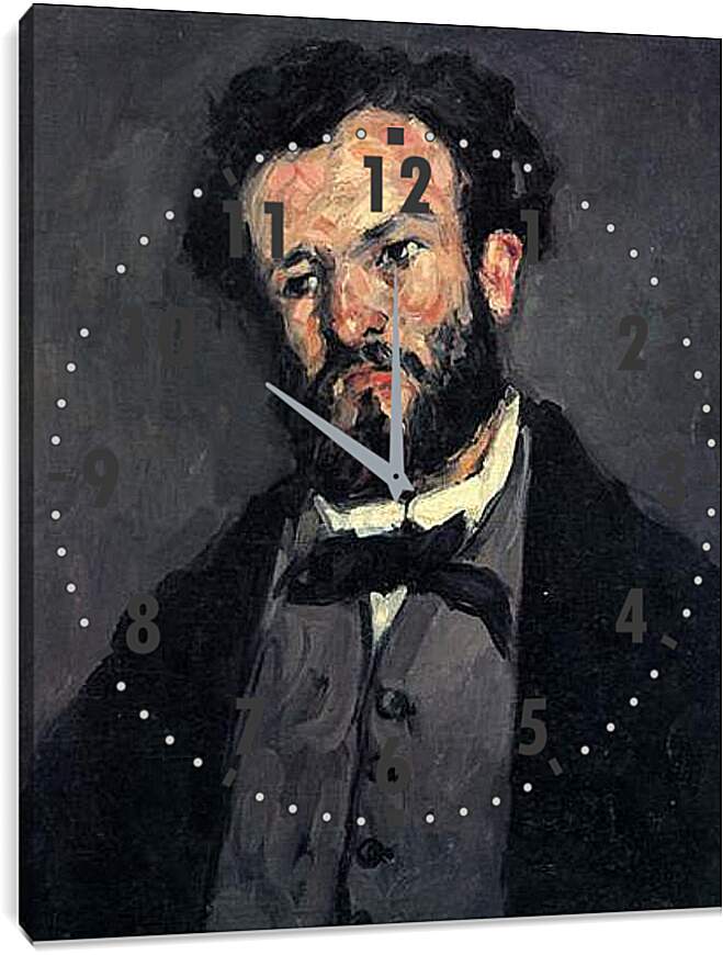 Часы картина - Portrait of Antony Valabregue. Поль Сезанн