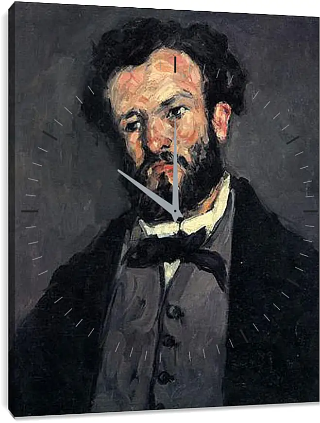 Часы картина - Portrait of Antony Valabregue. Поль Сезанн