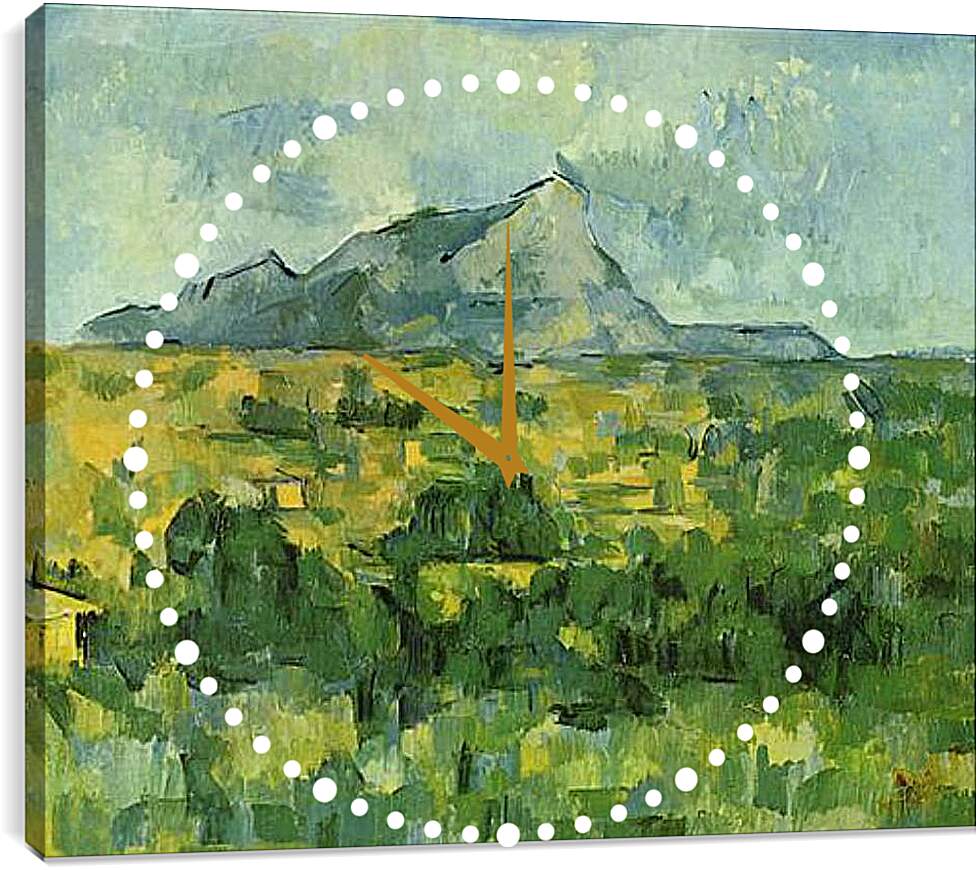 Часы картина - Mont Sainte-Victoire. Поль Сезанн