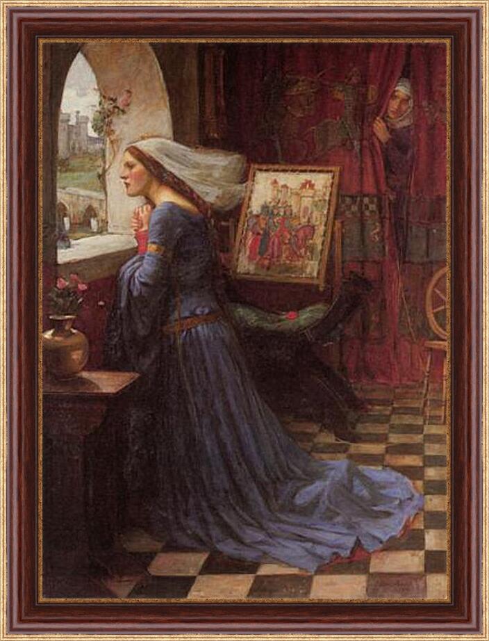 Картина в раме - Fair Rosamund. Джон Уотерхаус