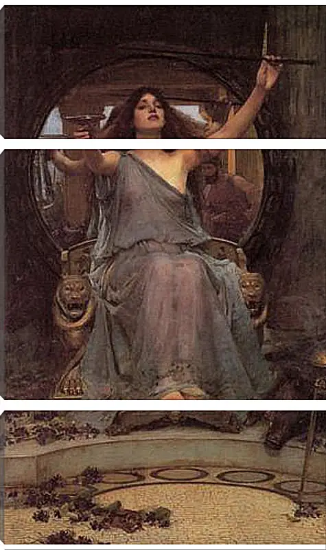 Модульная картина - Circe Offering the Cup to Ulysses. Джон Уотерхаус