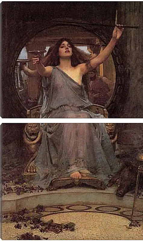 Модульная картина - Circe Offering the Cup to Ulysses. Джон Уотерхаус