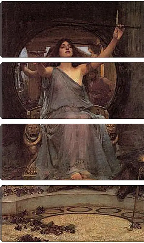Модульная картина - Circe Offering the Cup to Ulysses. Джон Уотерхаус