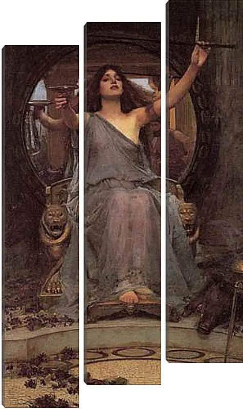 Модульная картина - Circe Offering the Cup to Ulysses. Джон Уотерхаус