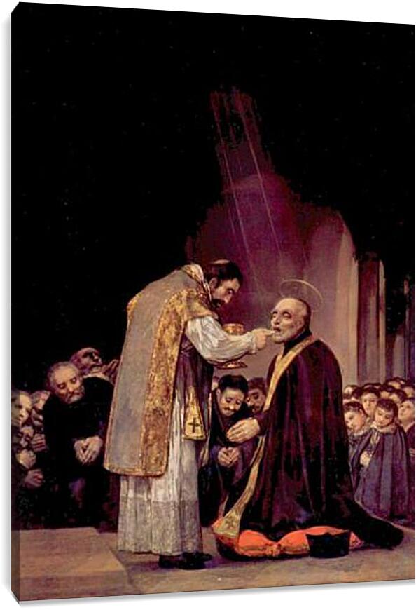 Постер и плакат - The Last Communion of St. Joseph of Calasanza. Франсиско Гойя