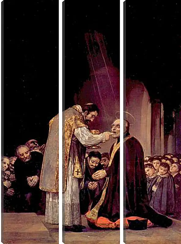 Модульная картина - The Last Communion of St. Joseph of Calasanza. Франсиско Гойя