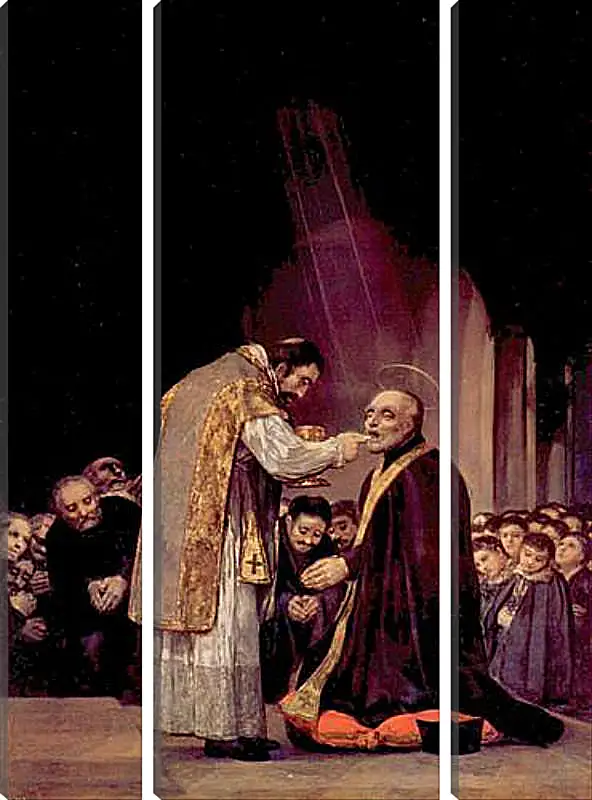 Модульная картина - The Last Communion of St. Joseph of Calasanza. Франсиско Гойя