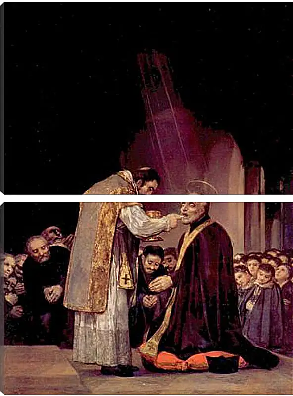 Модульная картина - The Last Communion of St. Joseph of Calasanza. Франсиско Гойя