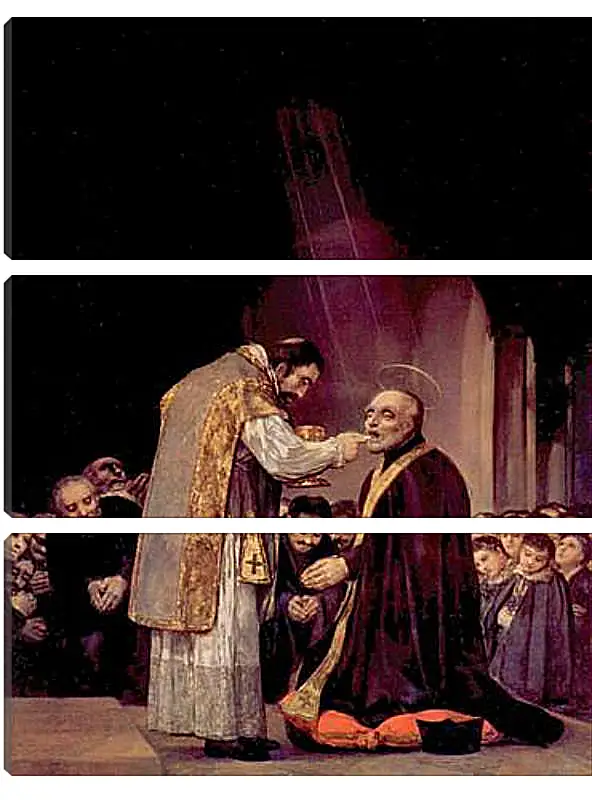 Модульная картина - The Last Communion of St. Joseph of Calasanza. Франсиско Гойя