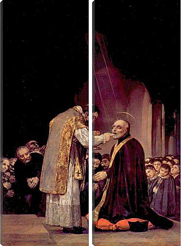 Модульная картина - The Last Communion of St. Joseph of Calasanza. Франсиско Гойя