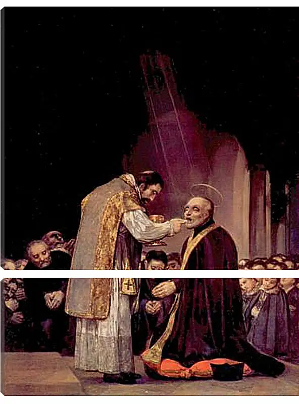 Модульная картина - The Last Communion of St. Joseph of Calasanza. Франсиско Гойя