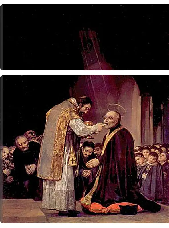 Модульная картина - The Last Communion of St. Joseph of Calasanza. Франсиско Гойя