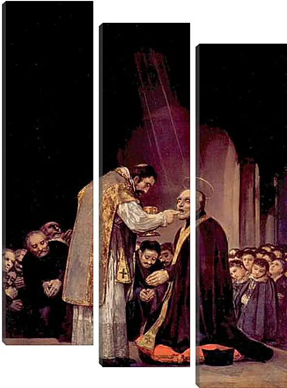 Модульная картина - The Last Communion of St. Joseph of Calasanza. Франсиско Гойя