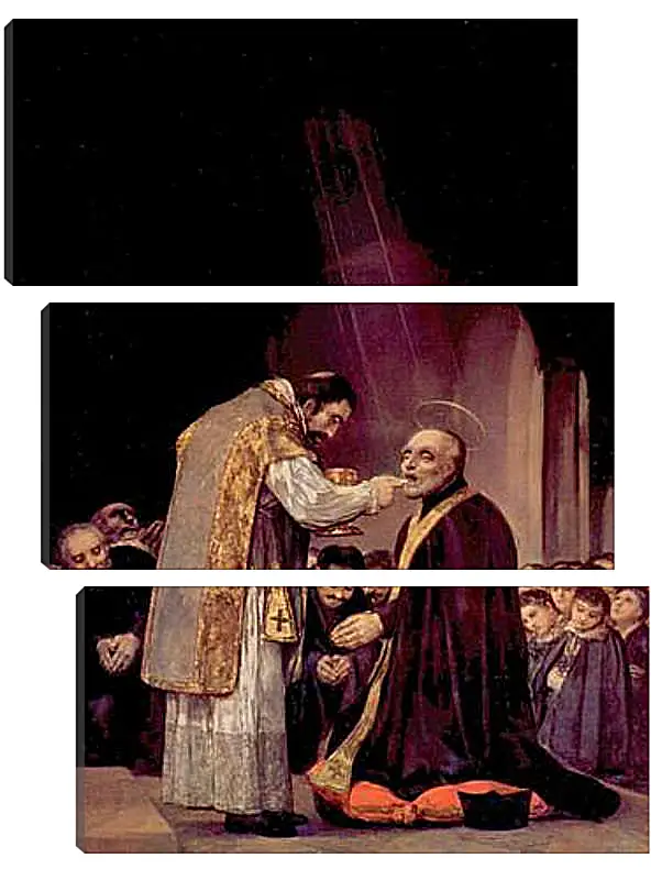 Модульная картина - The Last Communion of St. Joseph of Calasanza. Франсиско Гойя