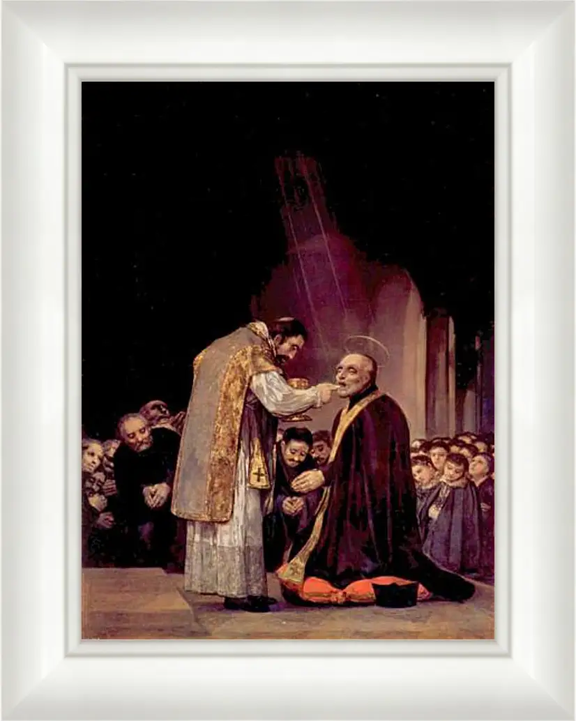 Картина в раме - The Last Communion of St. Joseph of Calasanza. Франсиско Гойя