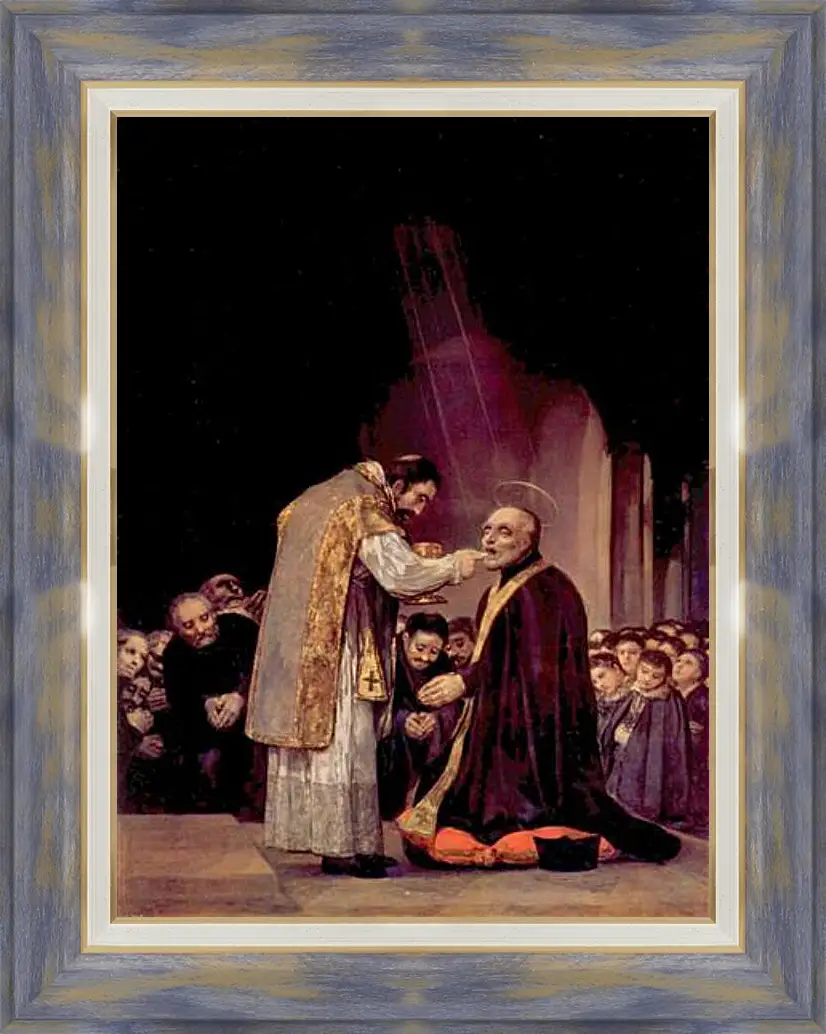 Картина в раме - The Last Communion of St. Joseph of Calasanza. Франсиско Гойя