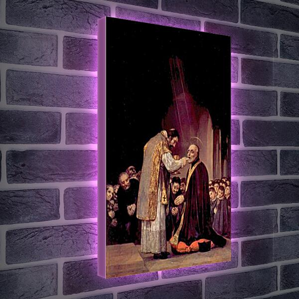 Лайтбокс световая панель - The Last Communion of St. Joseph of Calasanza. Франсиско Гойя