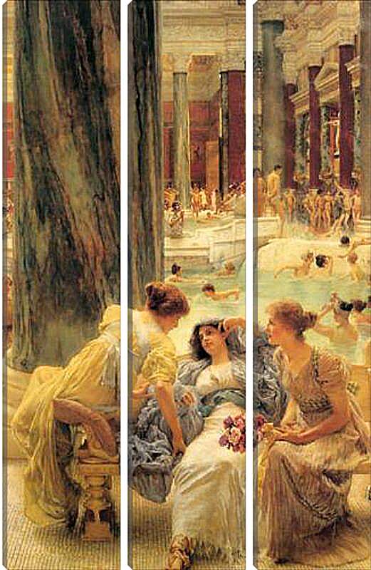 Модульная картина - The Baths of Caracalla. Лоуренс Альма-Тадема