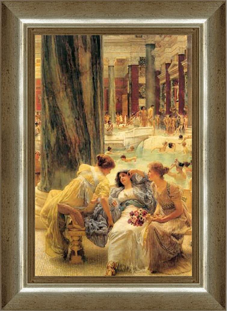 Картина в раме - The Baths of Caracalla. Лоуренс Альма-Тадема