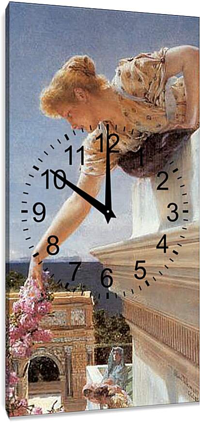 Часы картина - God Speed!. Лоуренс Альма-Тадема