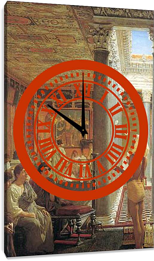 Часы картина - Egyptian Juggler. Лоуренс Альма-Тадема