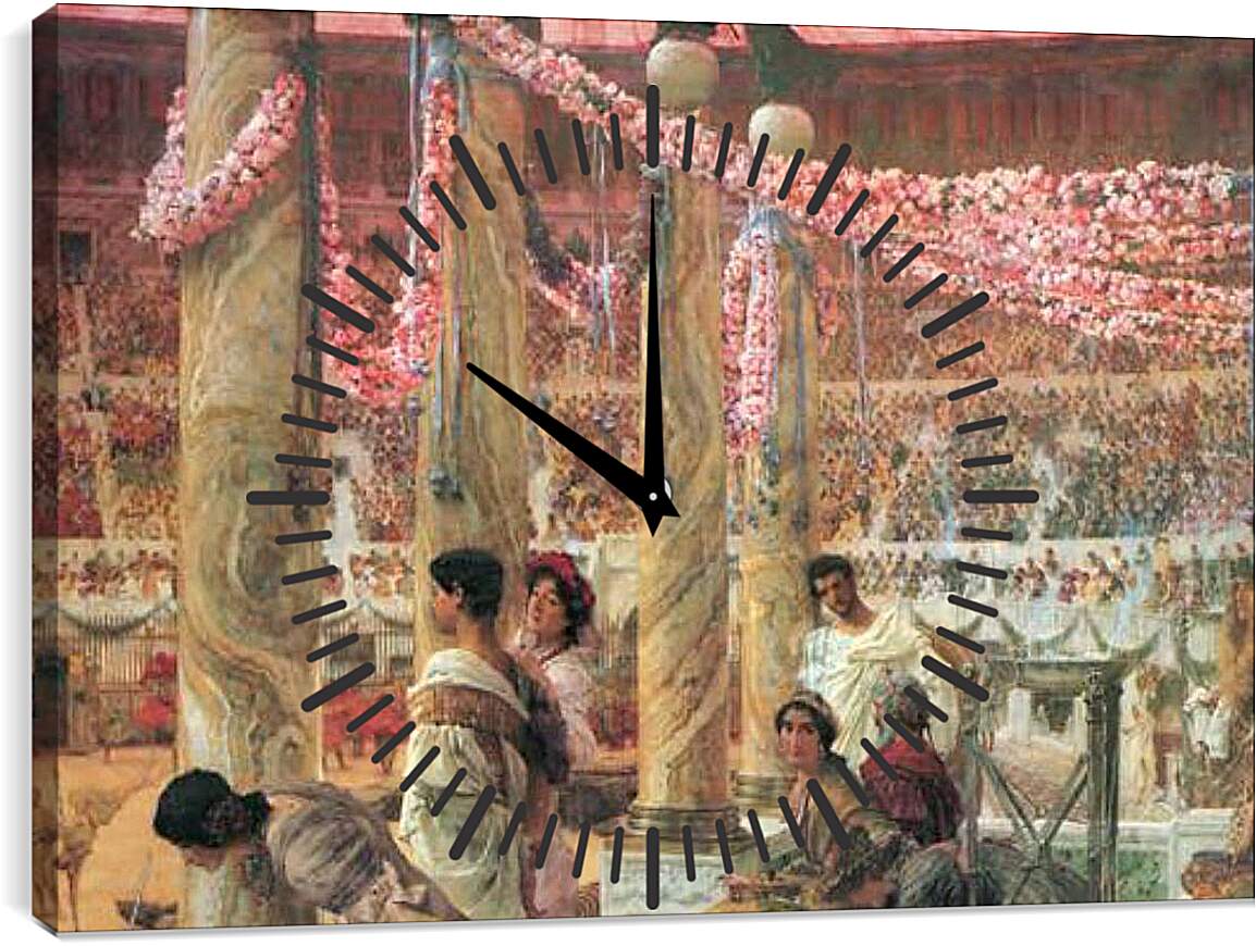 Часы картина - Caracalla and Geta. Лоуренс Альма-Тадема